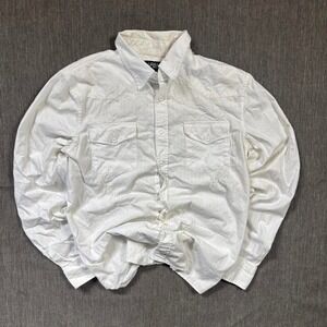 Urban Heritage White button up shirt either sword design - L